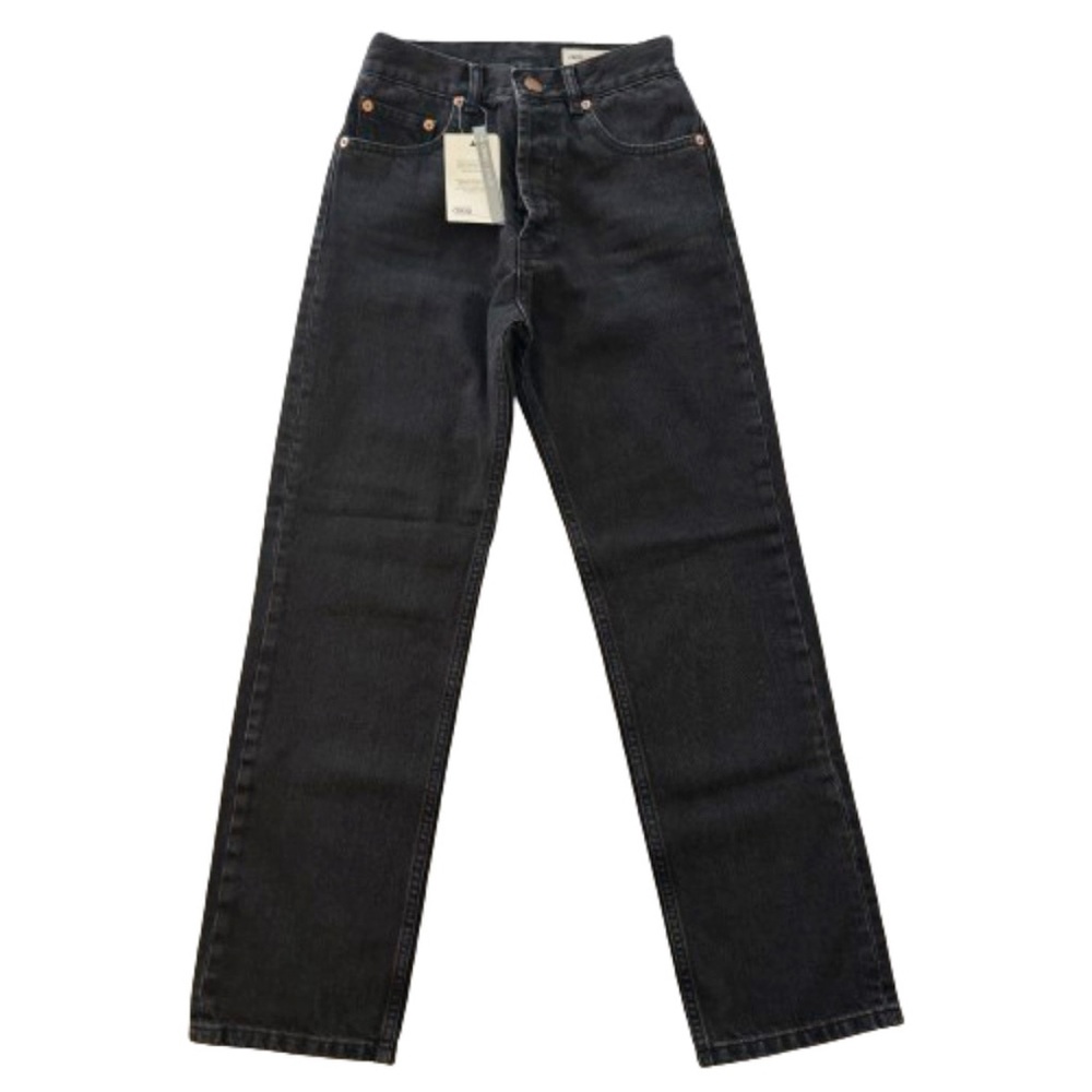 ASOS High Waist Straight Leg Jeans